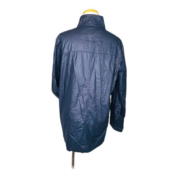 RALPH LAUREN Dry Goods Women's PS Blue Raincoat Sailing Nautical Rain Jacket - Picture 9 of 11